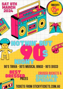 Nothin but 90s Night @ The Woodvale Tavern & Reception Centre